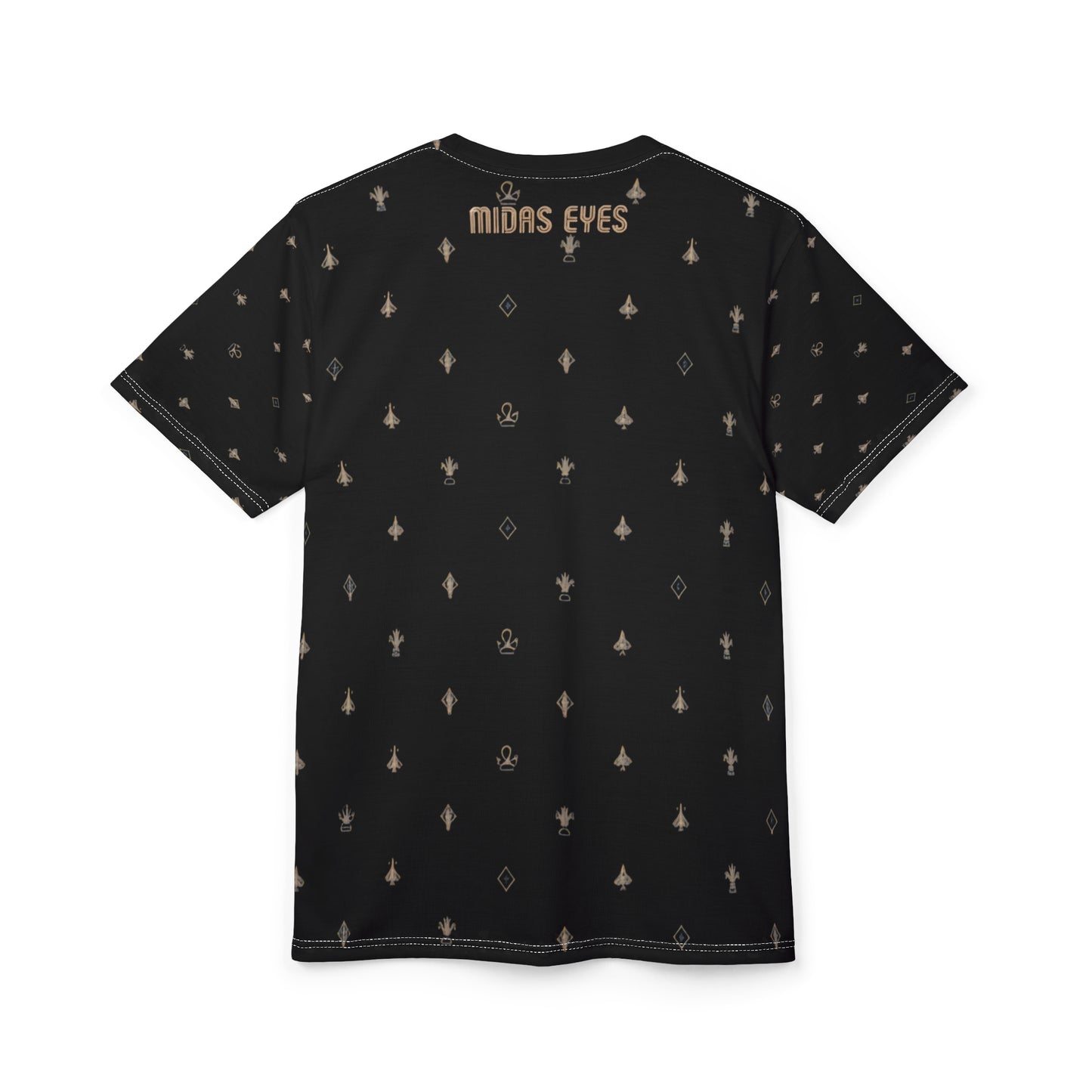 Midas Eye men's Tee - Retro AOP, Vintage Fashion Shirt, Casual Wear, Unique Graphic T-Shirt