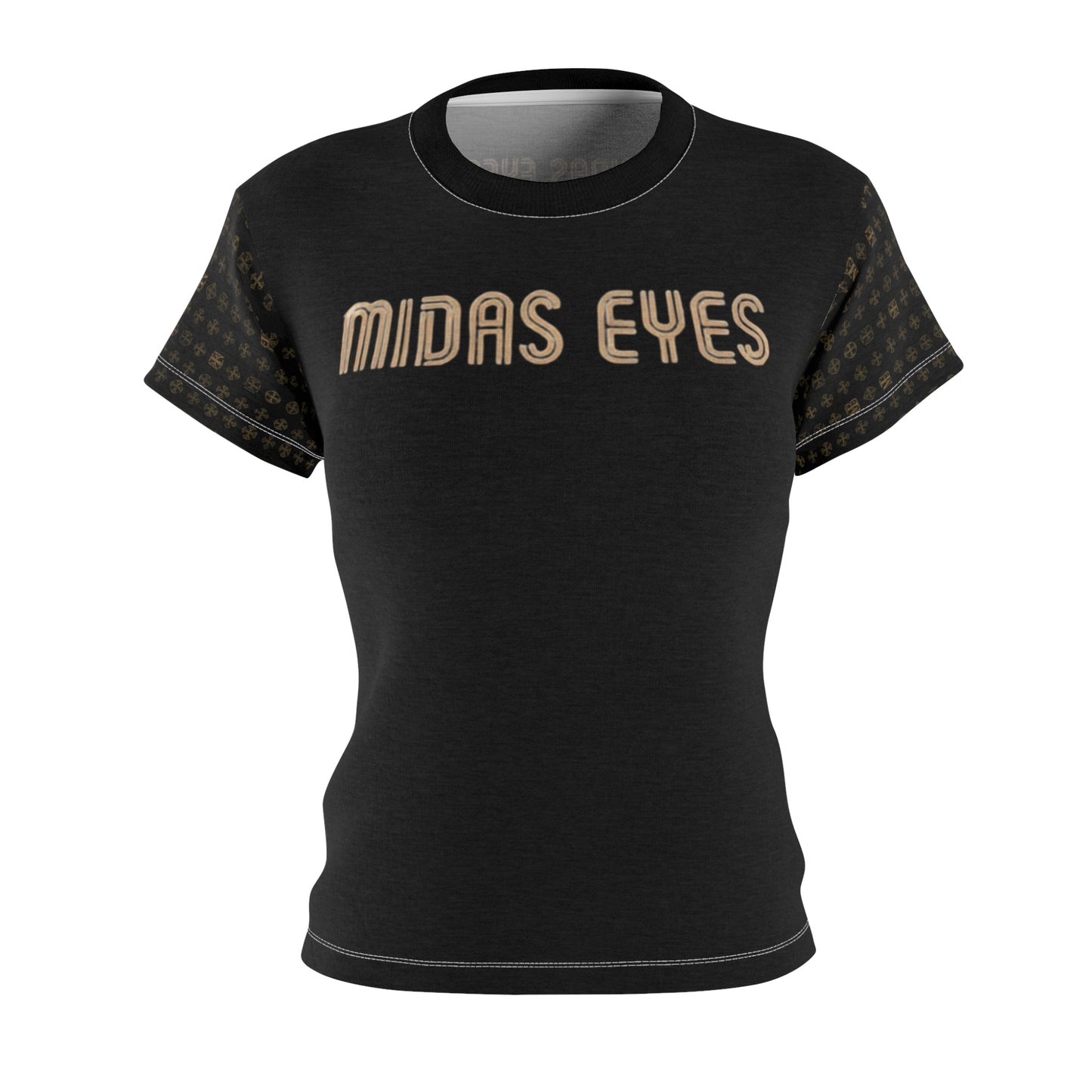 Women's Graphic Tee, Casual Wear, Gift for Her, Everyday Style, Trendy Fashion, Midas Eyes Design, Unique Fabric Tee
