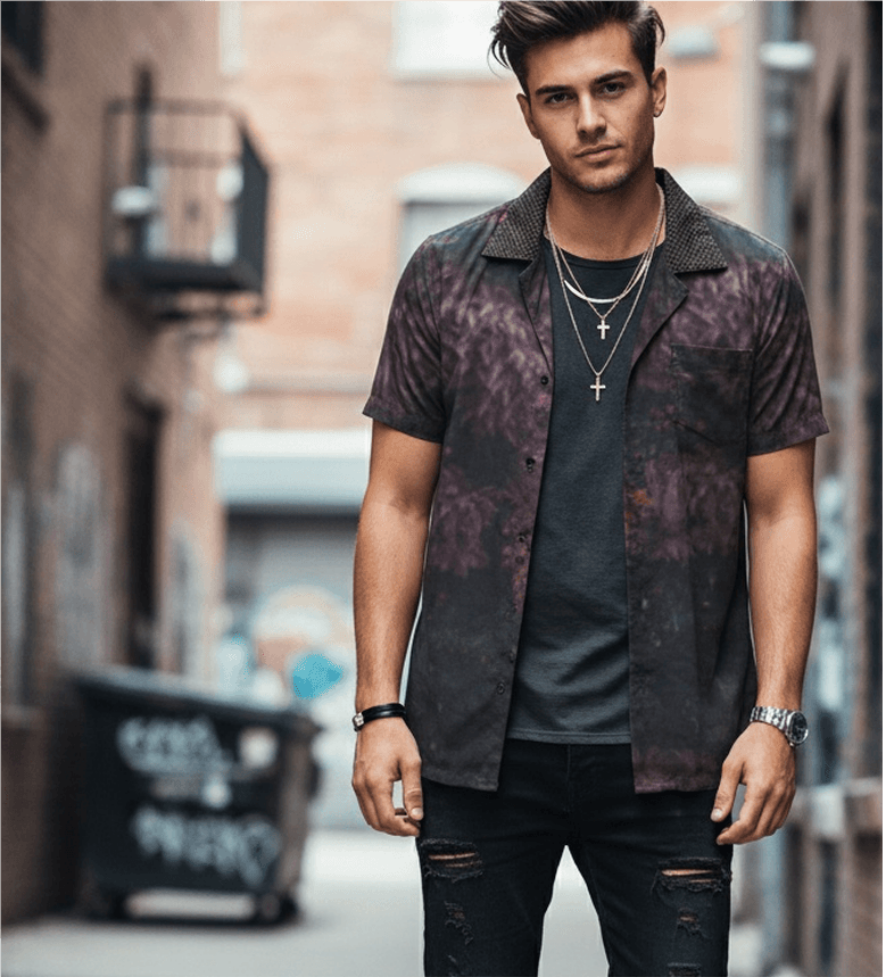 Boho Button-up Shirt