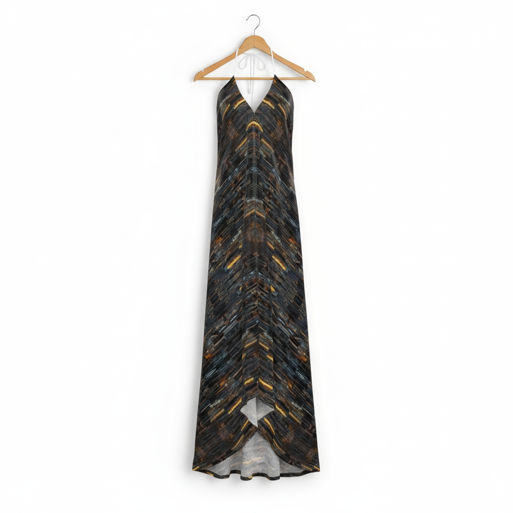 Aura Halter Maxi Dress