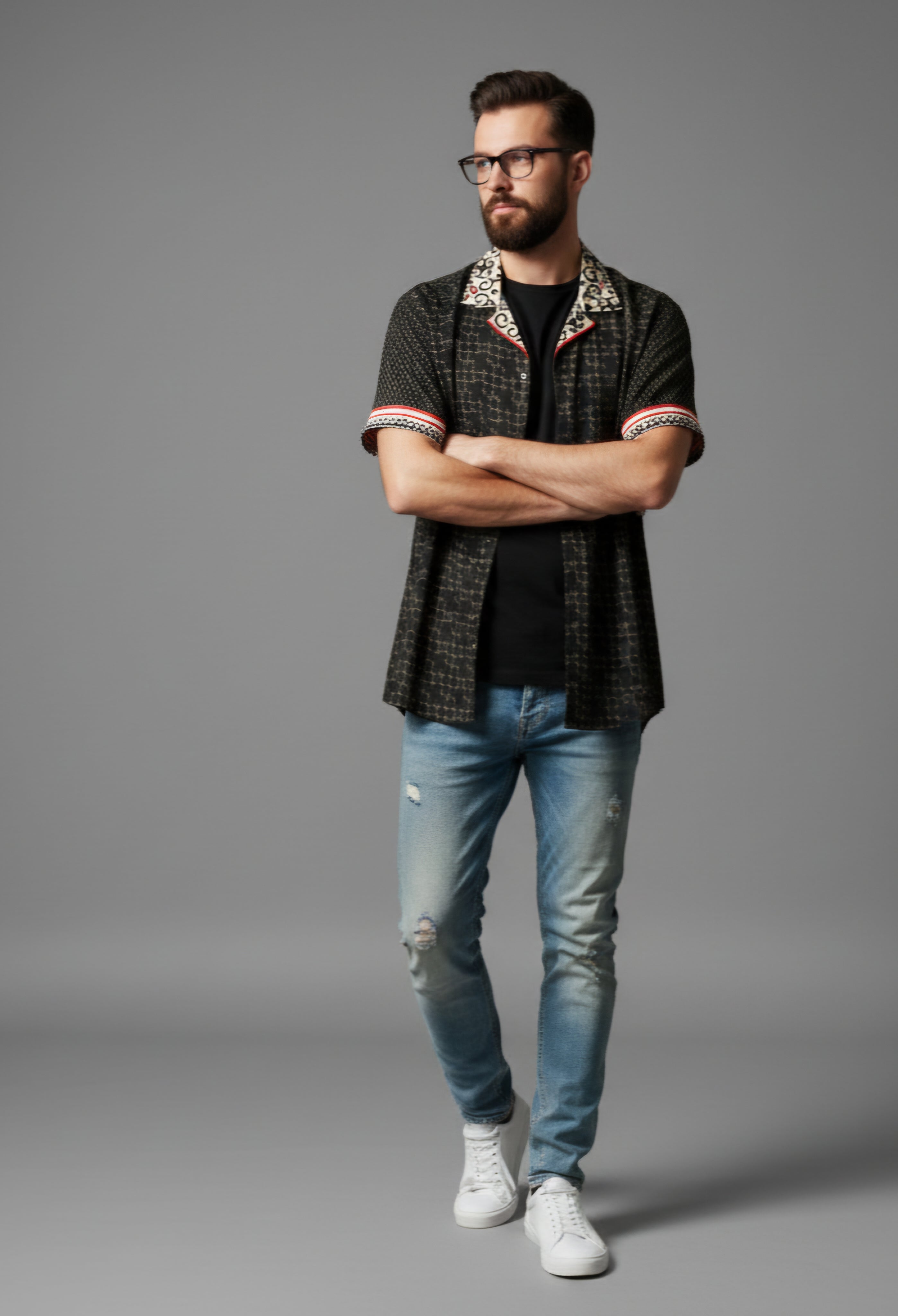 Bohemian Vintage Luxury Button-up Shirt