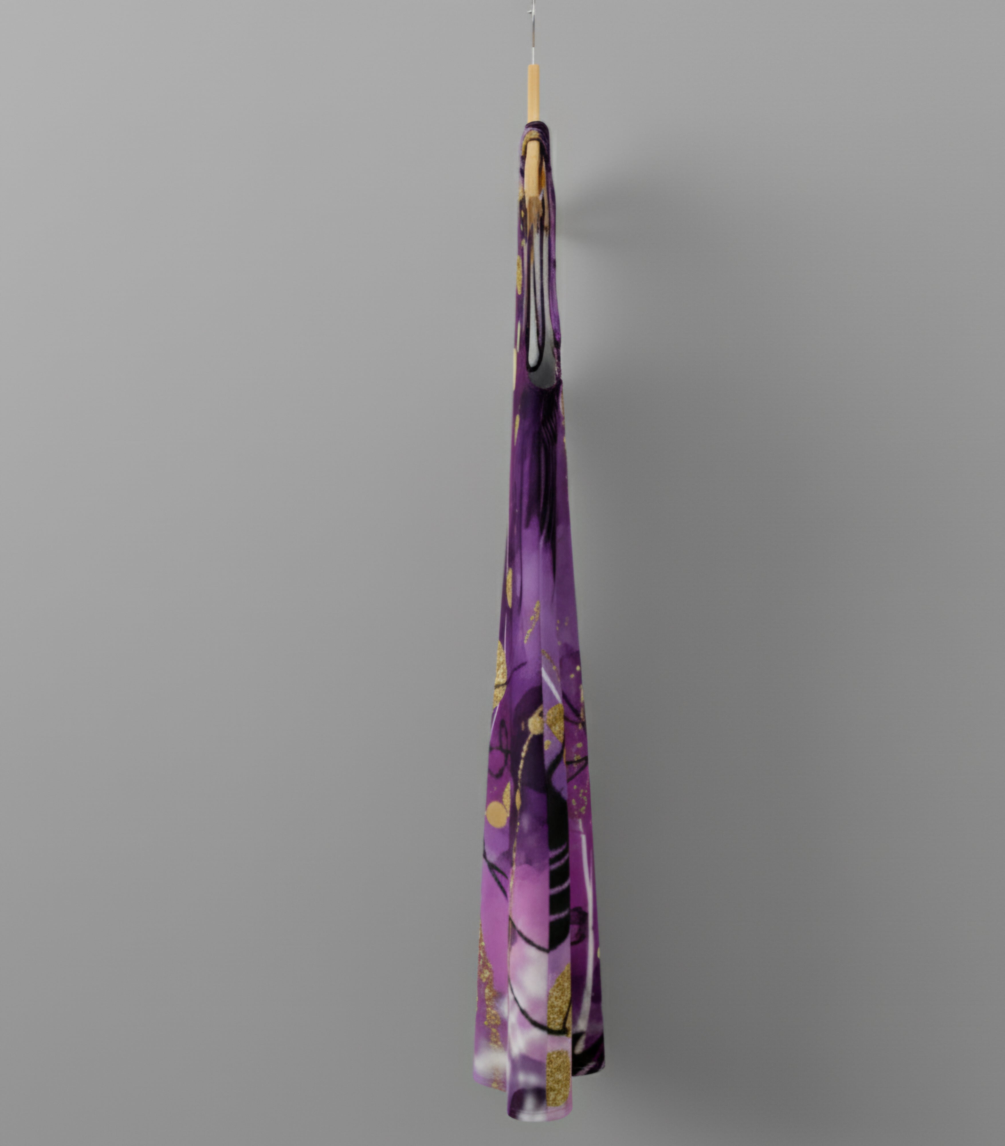 Midas Eyes "Lavender Bloom" Abstract Art Tank Dress