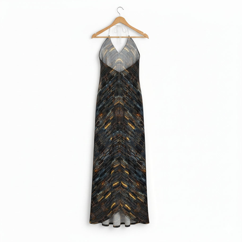 Aura Halter Maxi Dress