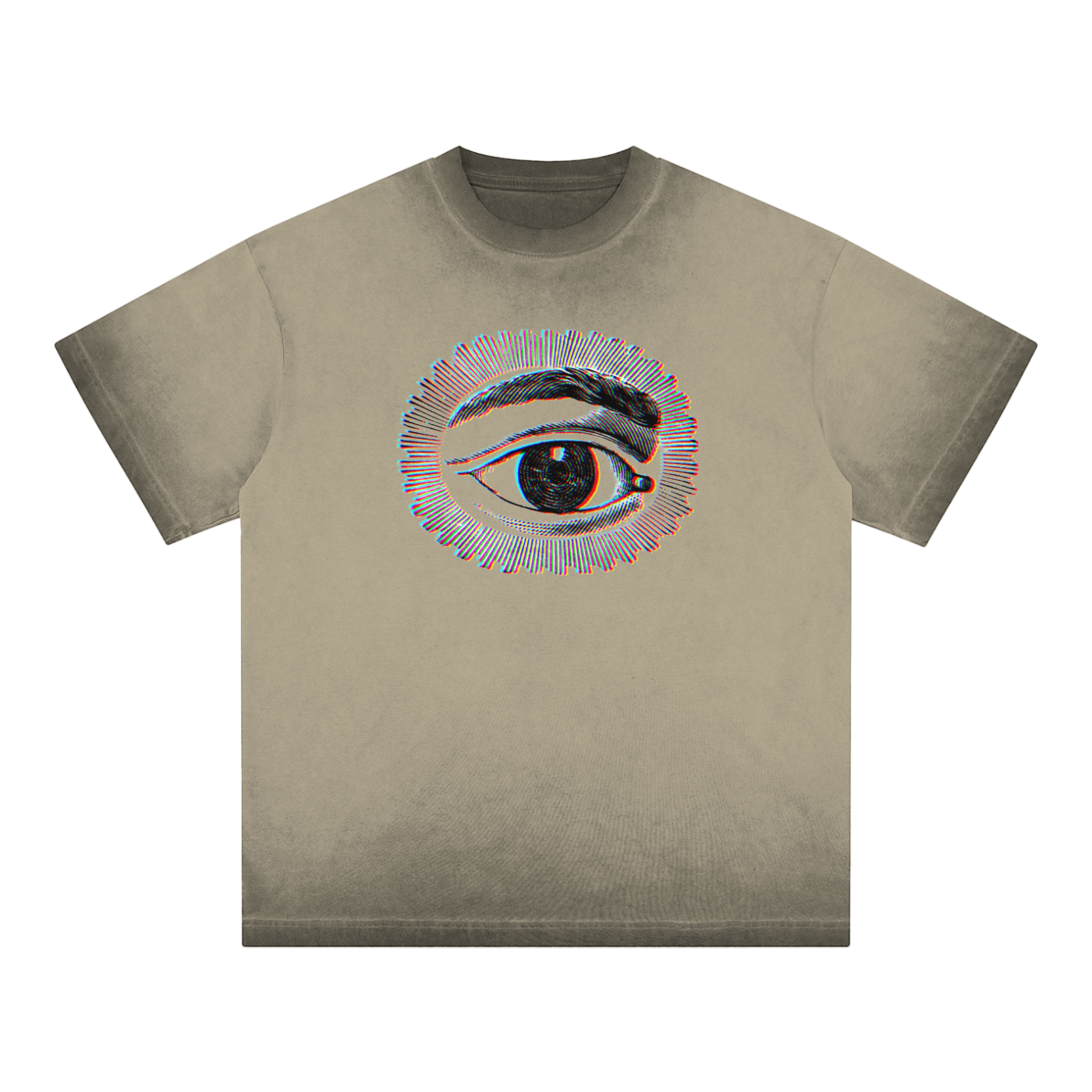 Reverse Dyed Loose Cotton T-Shirt