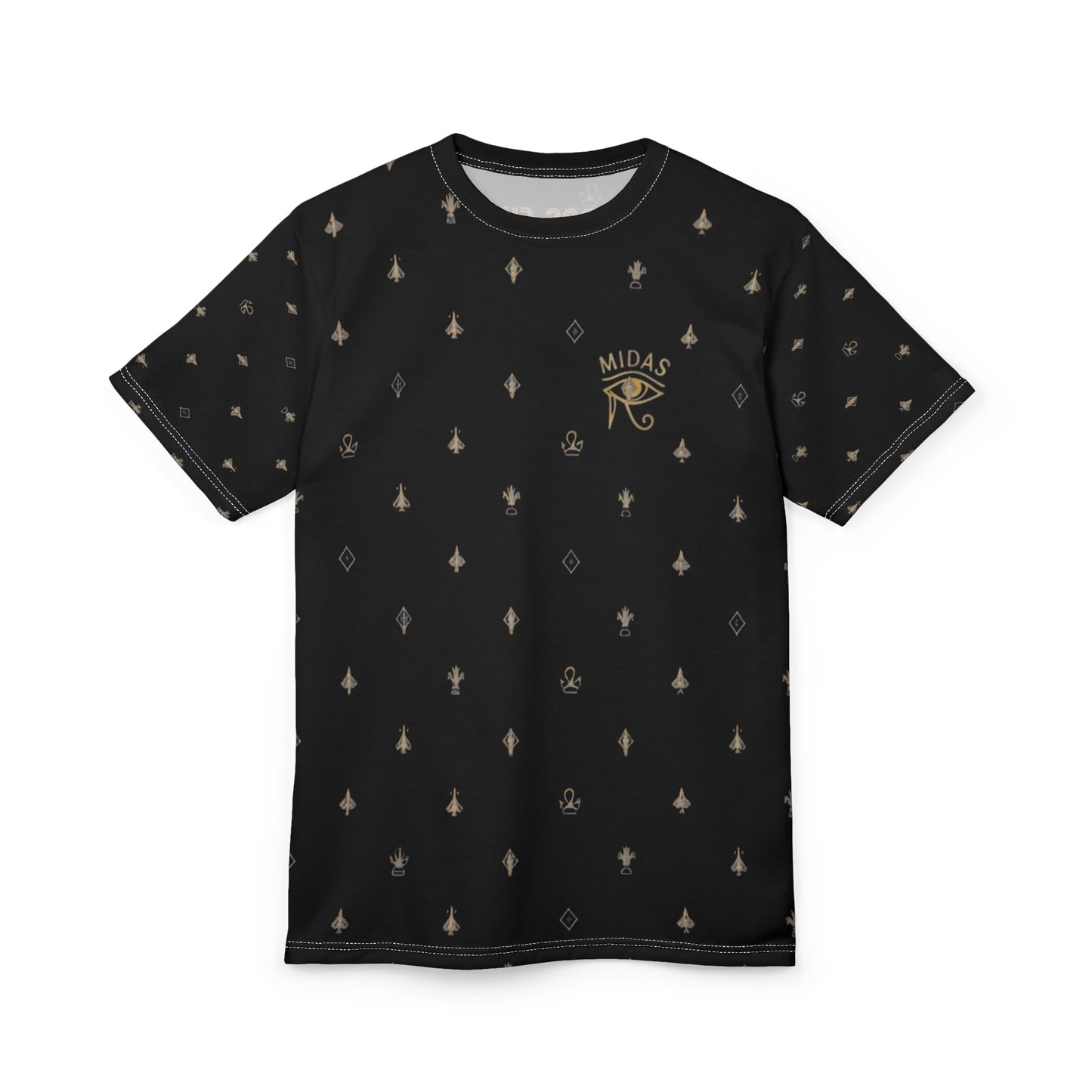 Midas Eye men's Tee - Retro AOP, Vintage Fashion Shirt, Casual Wear, Unique Graphic T-Shirt