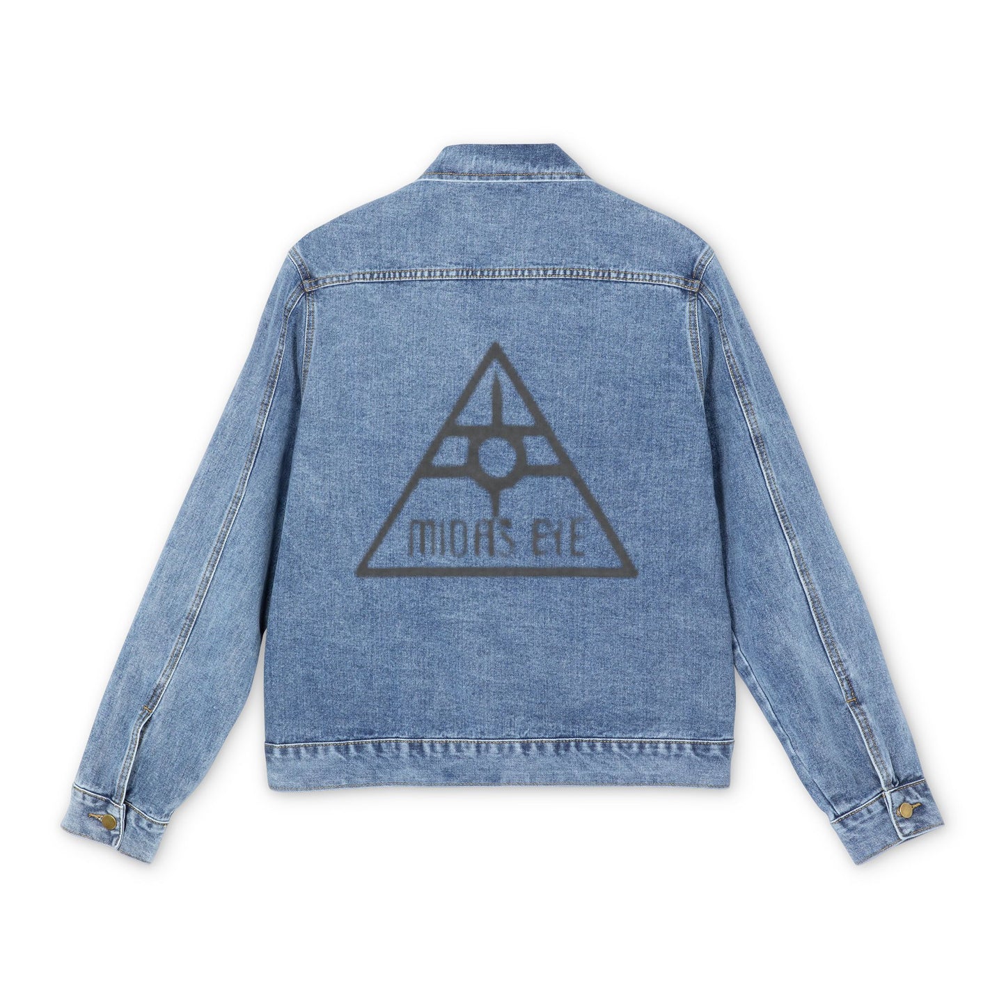 Copy of Stylish Men's Denim Jacket with Unique Back Design, Casual Outerwear, Trendy Gift for Him, Perfect for Spring and Fall