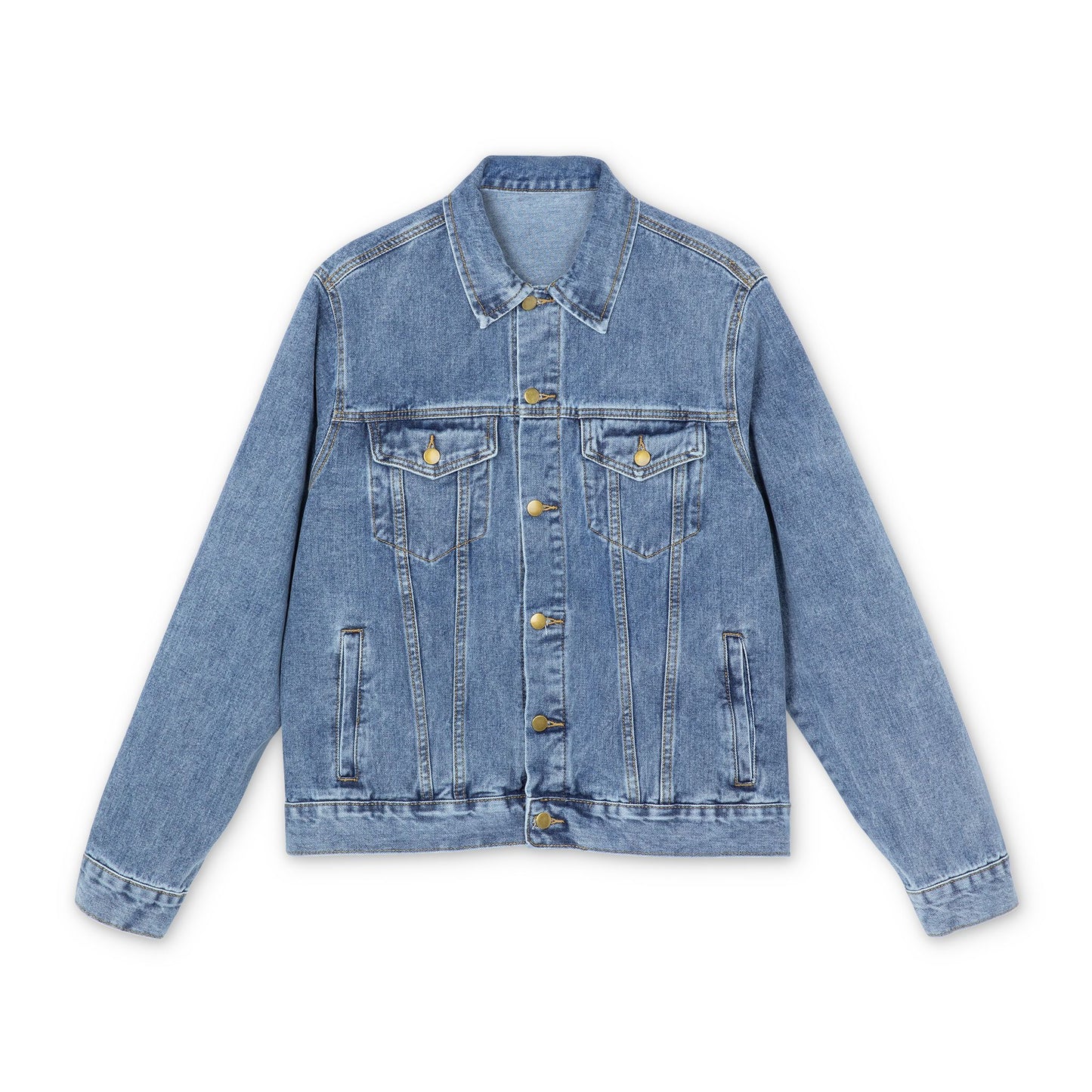 Copy of Stylish Men's Denim Jacket with Unique Back Design, Casual Outerwear, Trendy Gift for Him, Perfect for Spring and Fall