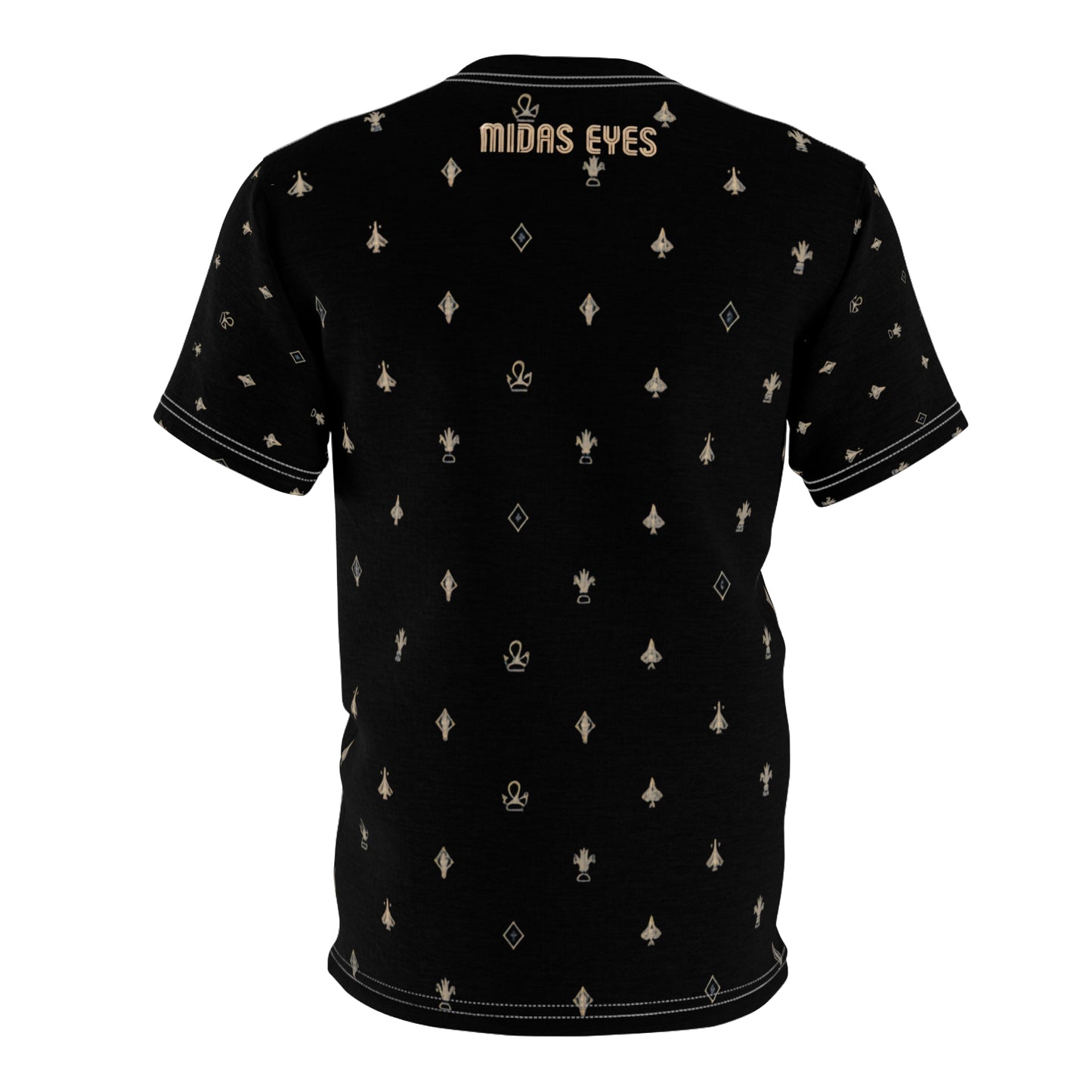 Midas Eye men's Tee - Retro AOP, Vintage Fashion Shirt, Casual Wear, Unique Graphic T-Shirt