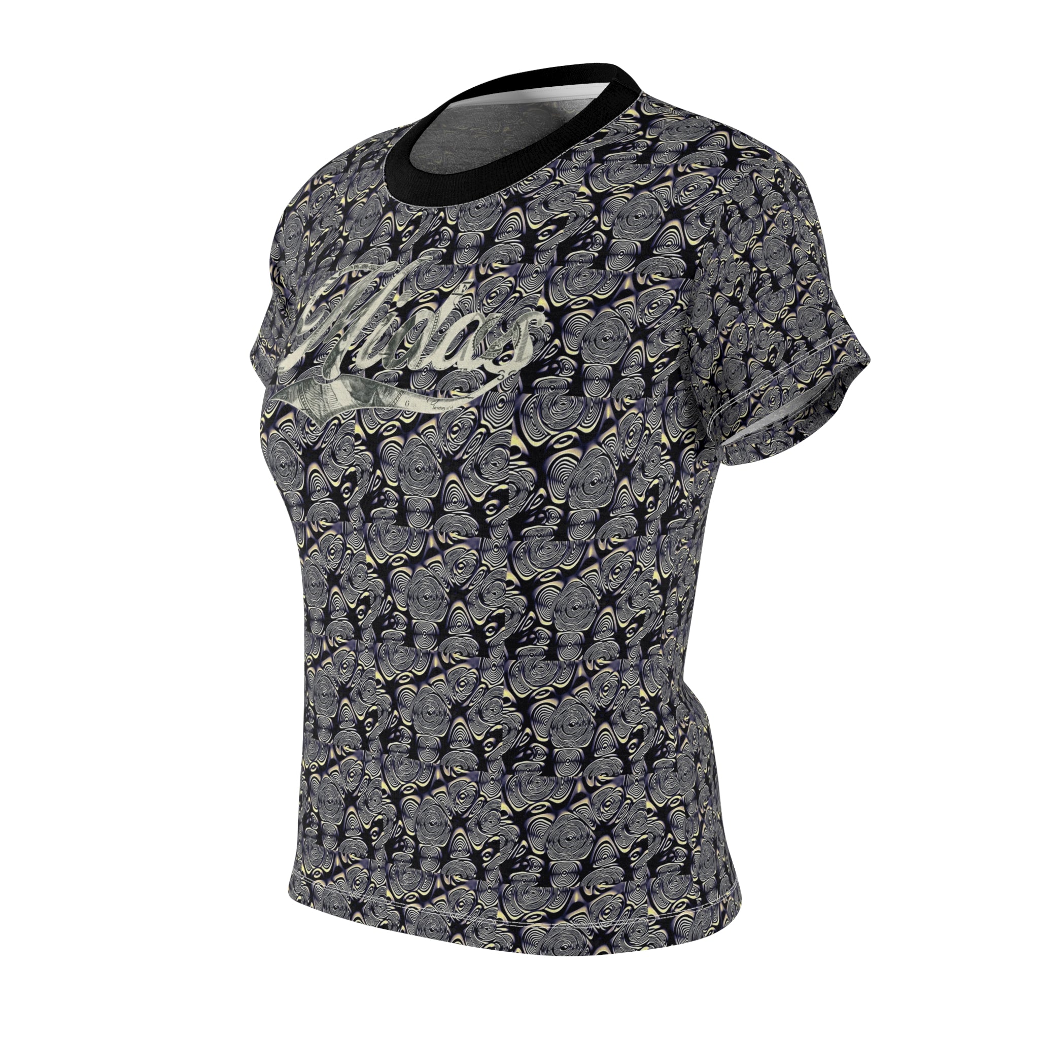 Midas All-Over Floral Script Logo T-Shirt | Vintage Graphic Tee