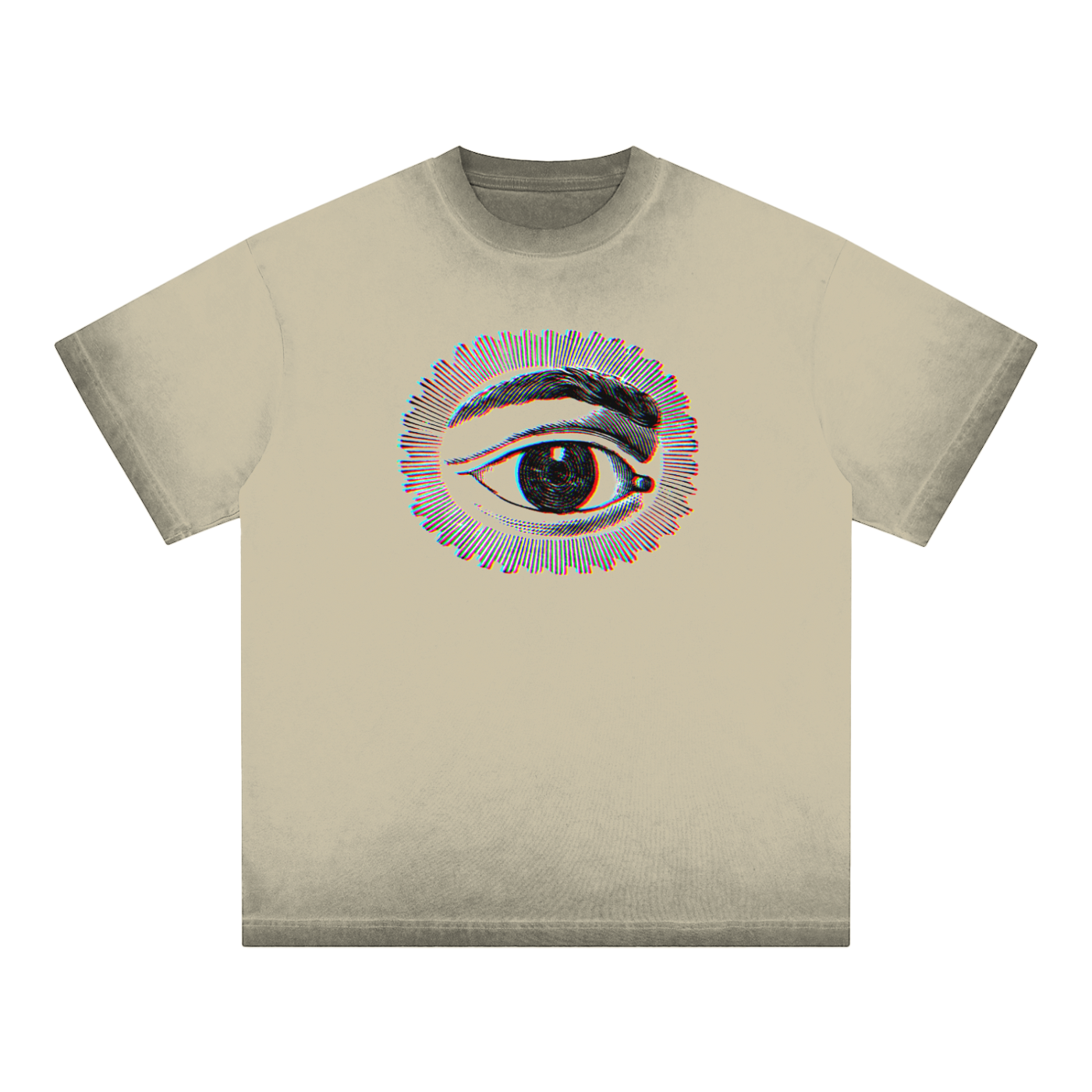 Reverse Dyed Loose Cotton T-Shirt