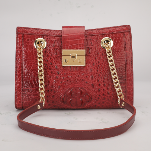 Women Chain Handbags Luxury Crocodile Handbag Leather Luxury