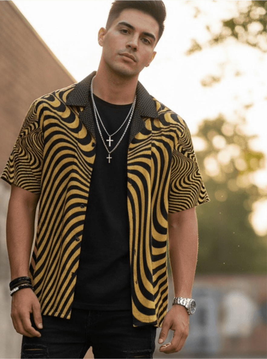 Men's Button Up 'The Golden Touch'