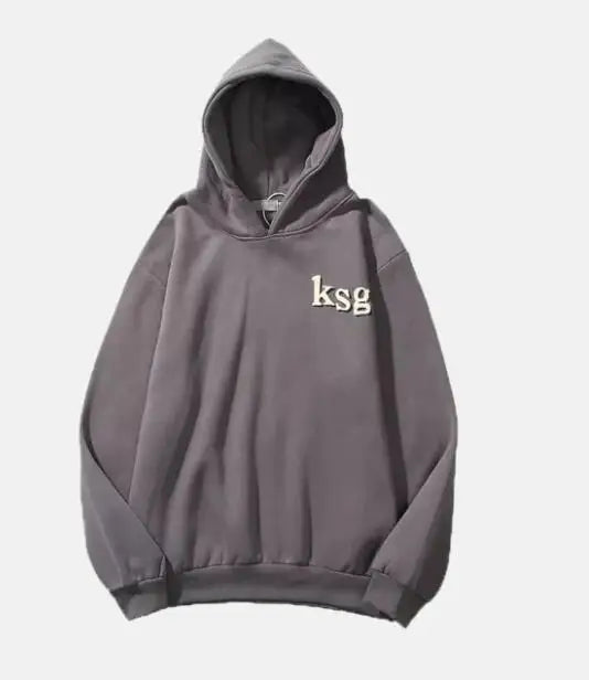 Y2k Graffiti Letter fleece Pullover Baggy Hooded Hoodies Oversized Hoodyd