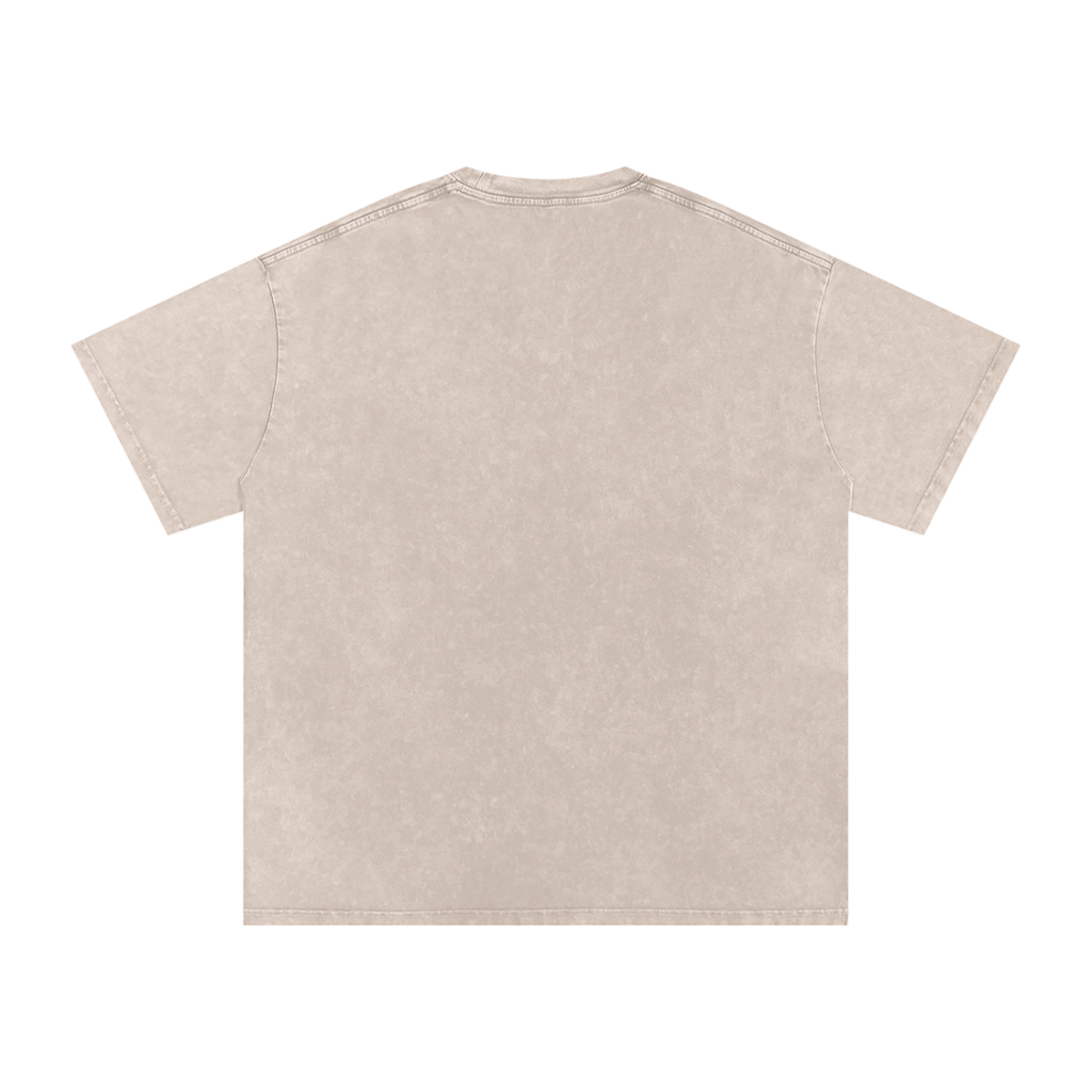 Midas Eyes Snow Washed Oversized Cotton T-Shirt