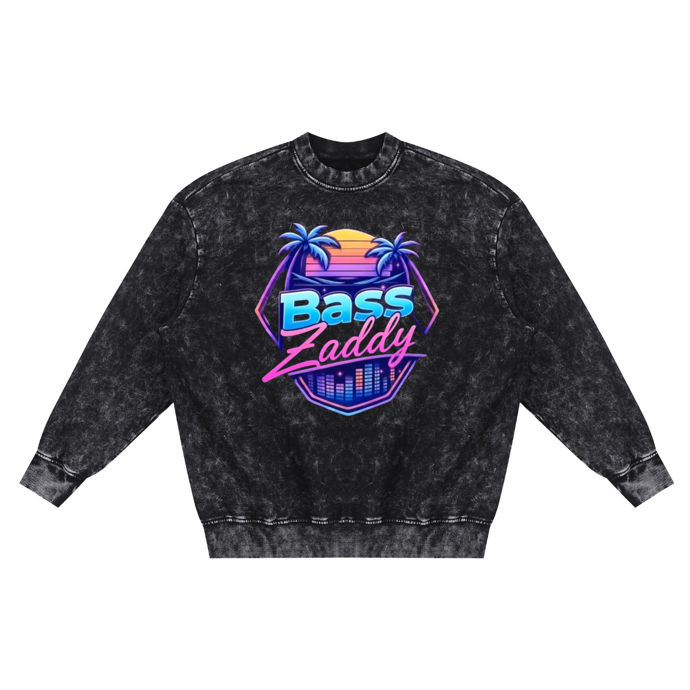 Snow Washed Hand-Frayed Sweatshirt
