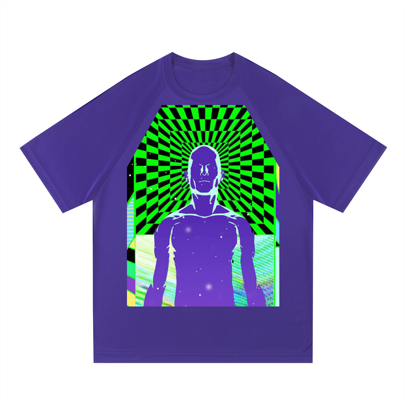 Raglan Sleeve Mesh T-Shirt