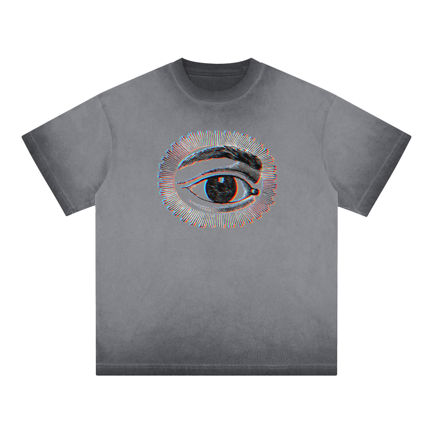 Reverse Dyed Loose Cotton T-Shirt