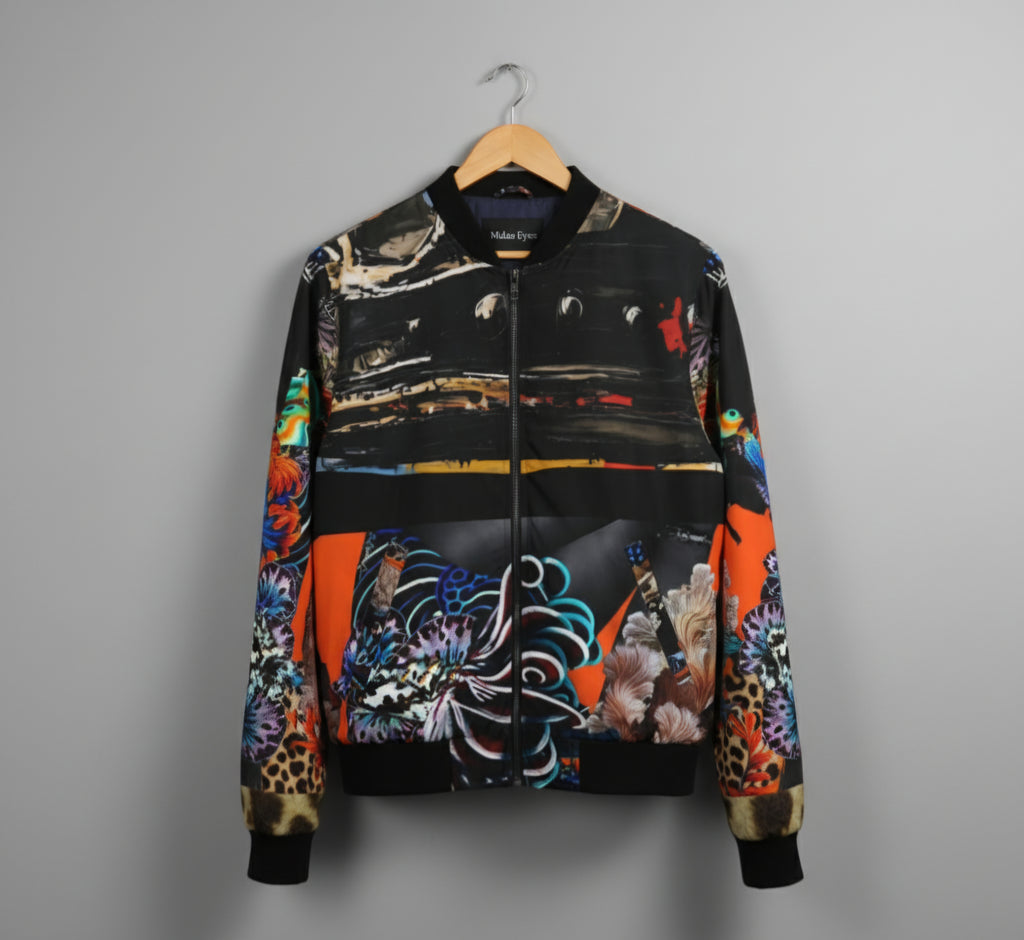 Bomber Jacket - "Shaded Sea"