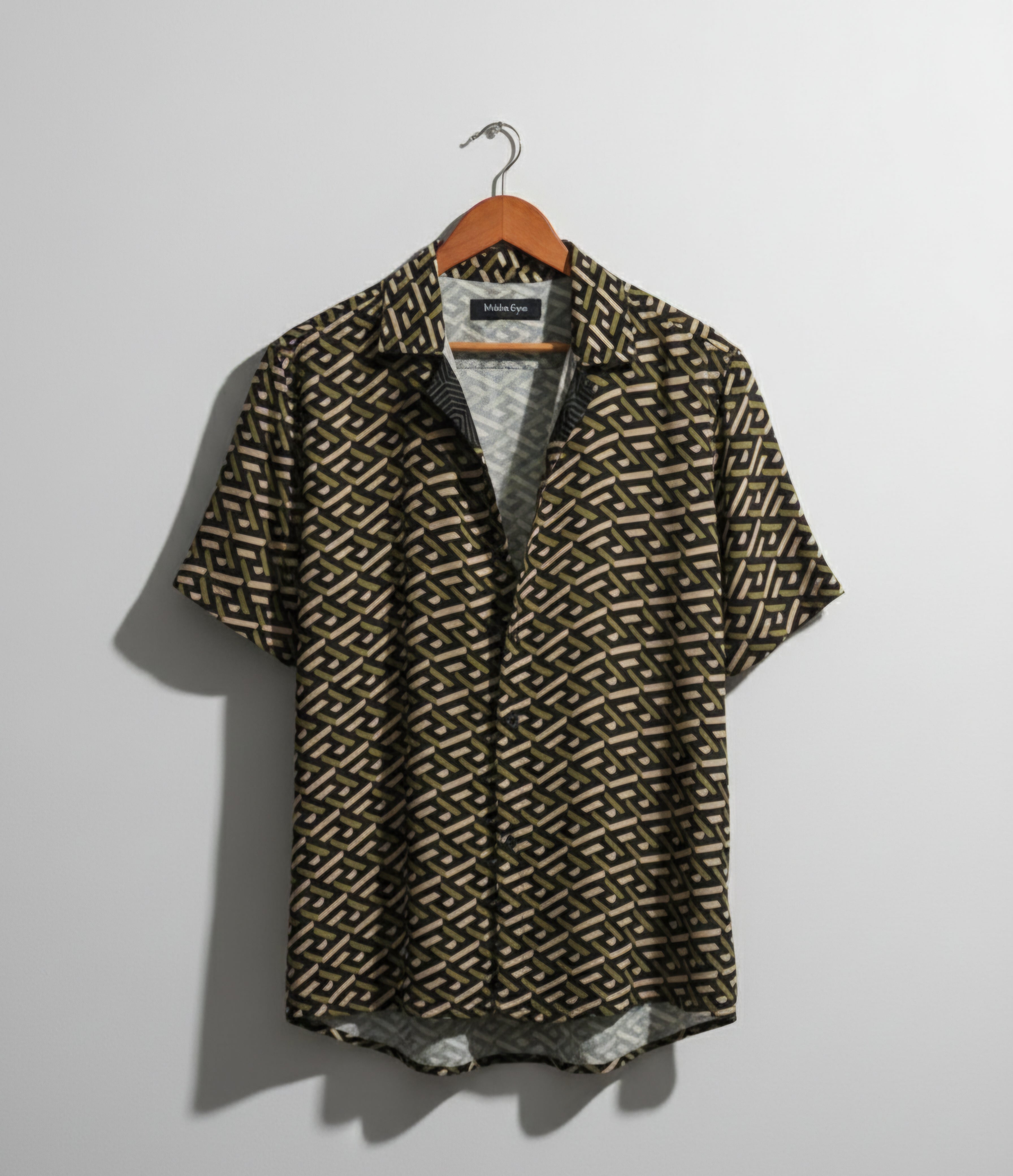 Men's Button Up 'Mayan gold' shirt