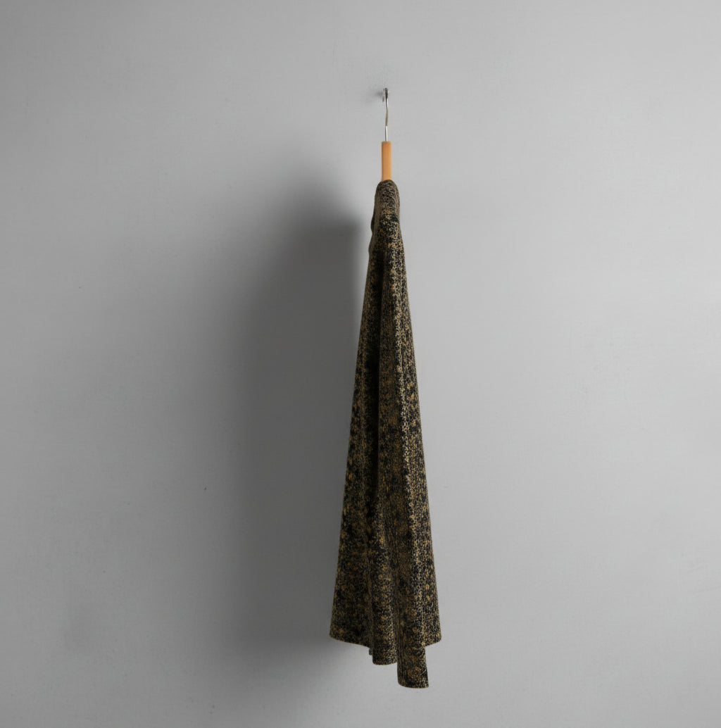 Midas Eyes Slim Fit Long Sleeve Tee - Gold Floral Print