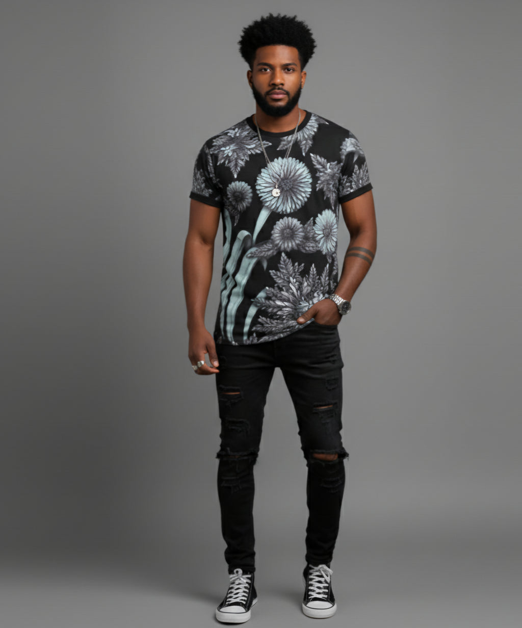 Athletic Graphic tee 'Budding Zen'