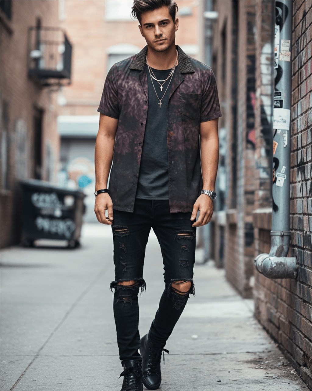 Boho Button-up Shirt