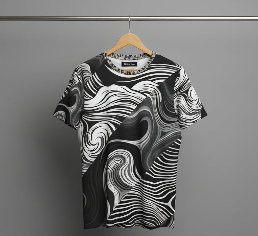 Graphic tee 'Shades of Black'